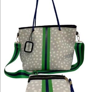 COPY - Nwt neoprene large tote bag with small bag  leopard print